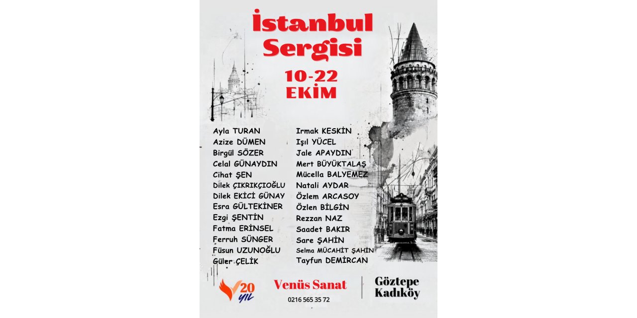 İstanbul, 26 Sanatçının Tuvalinde Yeniden Yorumlandı