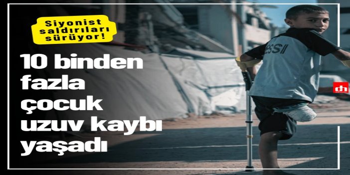 Gazze'de siyonistlerin saldırılarında 10 binden fazla çocuk uzuv kaybı yaşadı