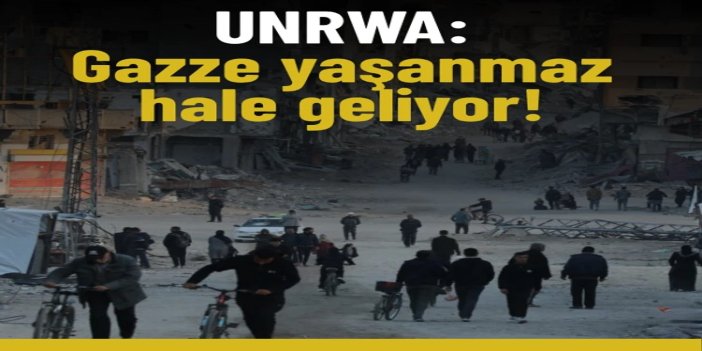 UNRWA: Sağlık koşullarının kötüleşmesiyle Gazze yaşanmaz hale geliyor