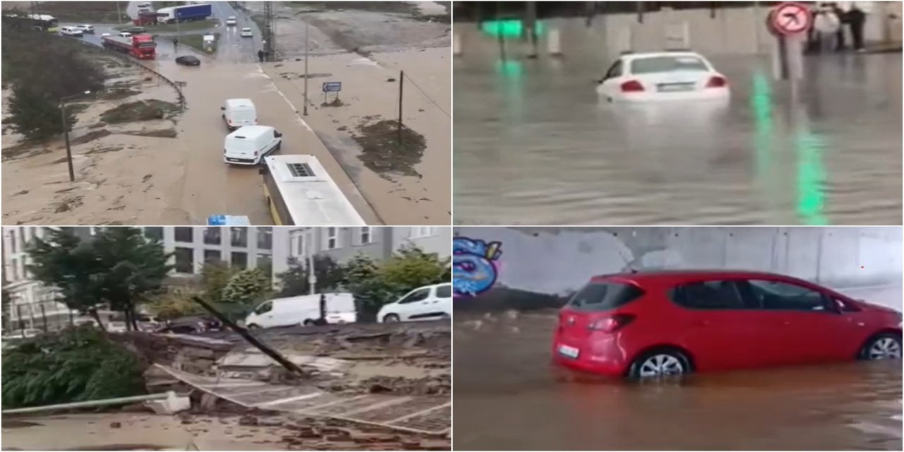 İstanbul'da yağış bilançosu: 2 bin 518 ihbar