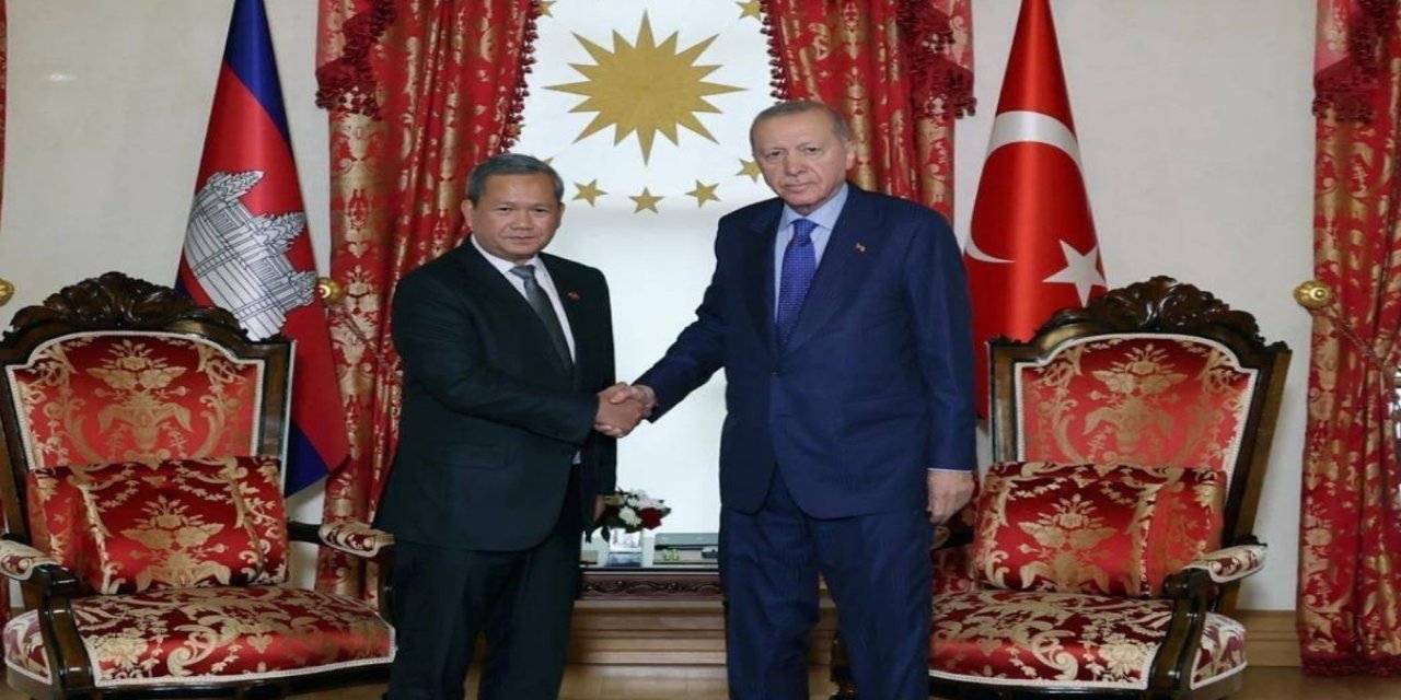 Cumhurbaşkanı Erdoğan, Kamboçya Başbakanı Manet'i kabul etti