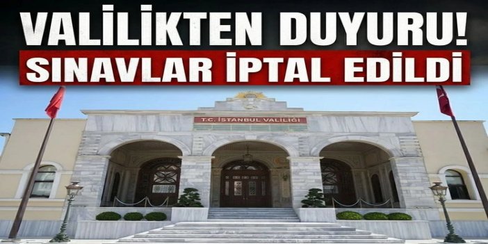 İstanbul'da beklenen yağış nedeniyle eğitim ve sınavlara 2 günlük ara