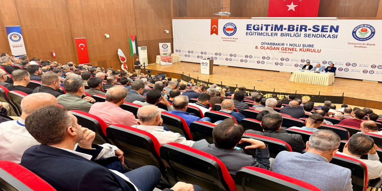 Eğitim Bir-Sen Diyarbakır 1 nolu Şube Başkanı Tekdemir güven tazeledi