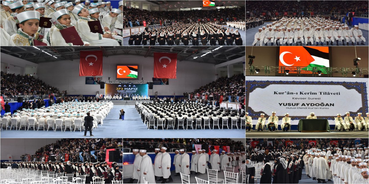 Malatya'da 373 hafız için icazet merasimi düzenlendi