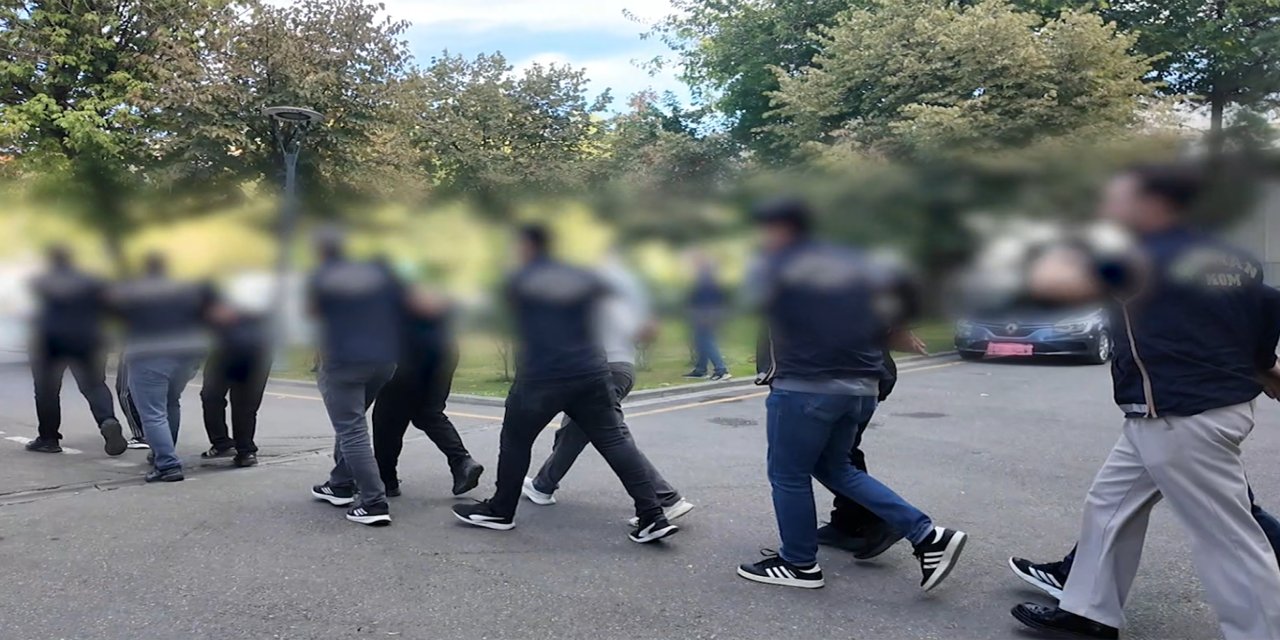 Maskeli haraç çetesi çökertildi