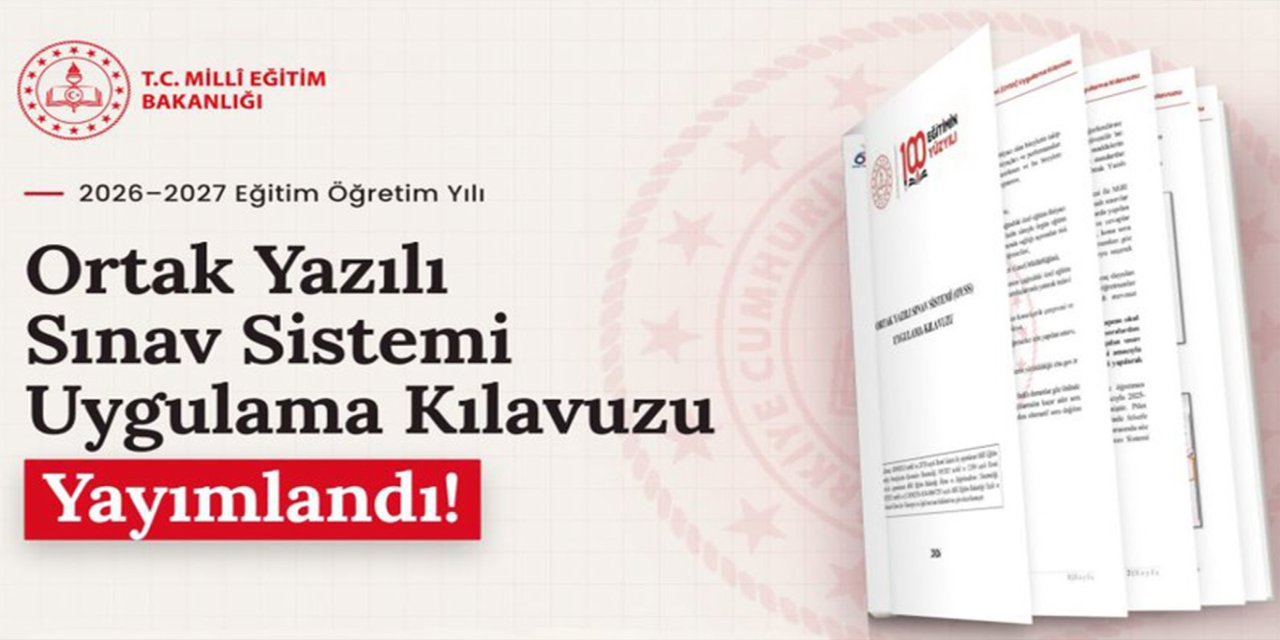 MEB’in Ortak Yazılı Sınav Sistemi 26 Ekim’de kullanıma açılıyor
