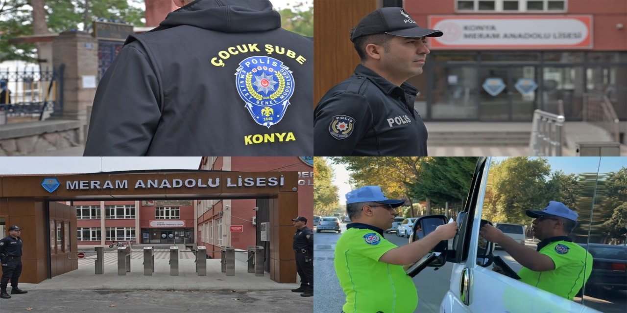 Konya’da okul güvenliği için kapsamlı uygulama: 9 aranan şahıs yakalandı