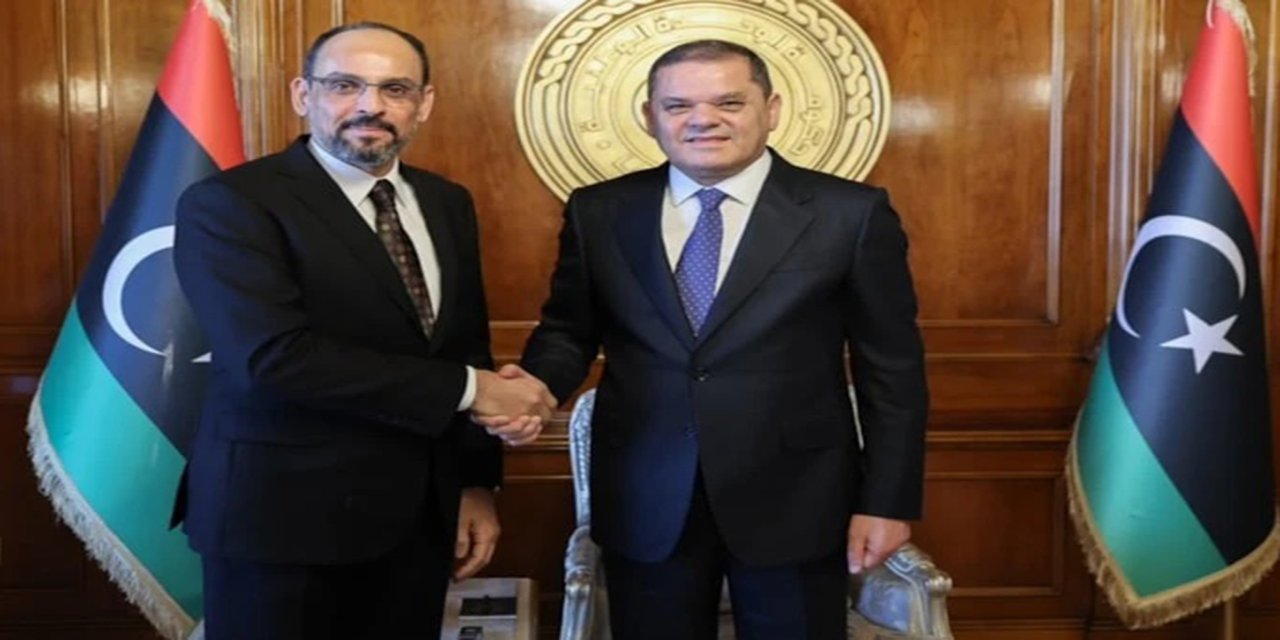 MİT Başkanı İbrahim Kalın, Libya Başbakanı Dibeybe ile görüştü