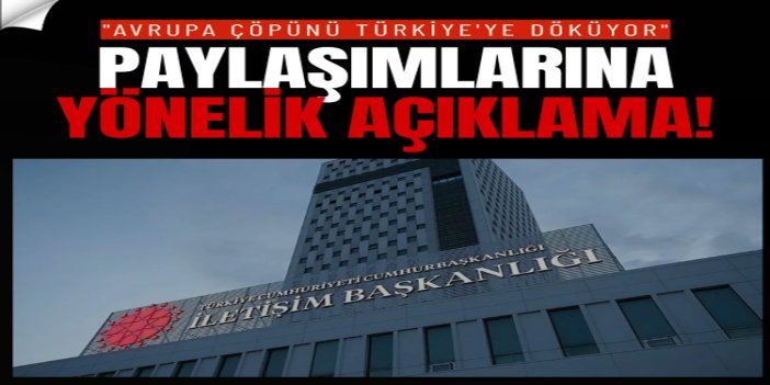 DMM'den "Avrupa çöpünü Türkiye'ye döküyor" iddialarına yalanlama