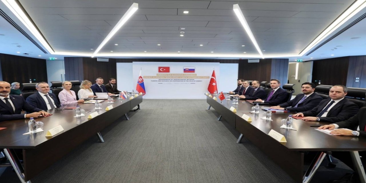 Türkiye ile Slovakya arasında enerji alanında iş birliği mutabakatı imzalandı