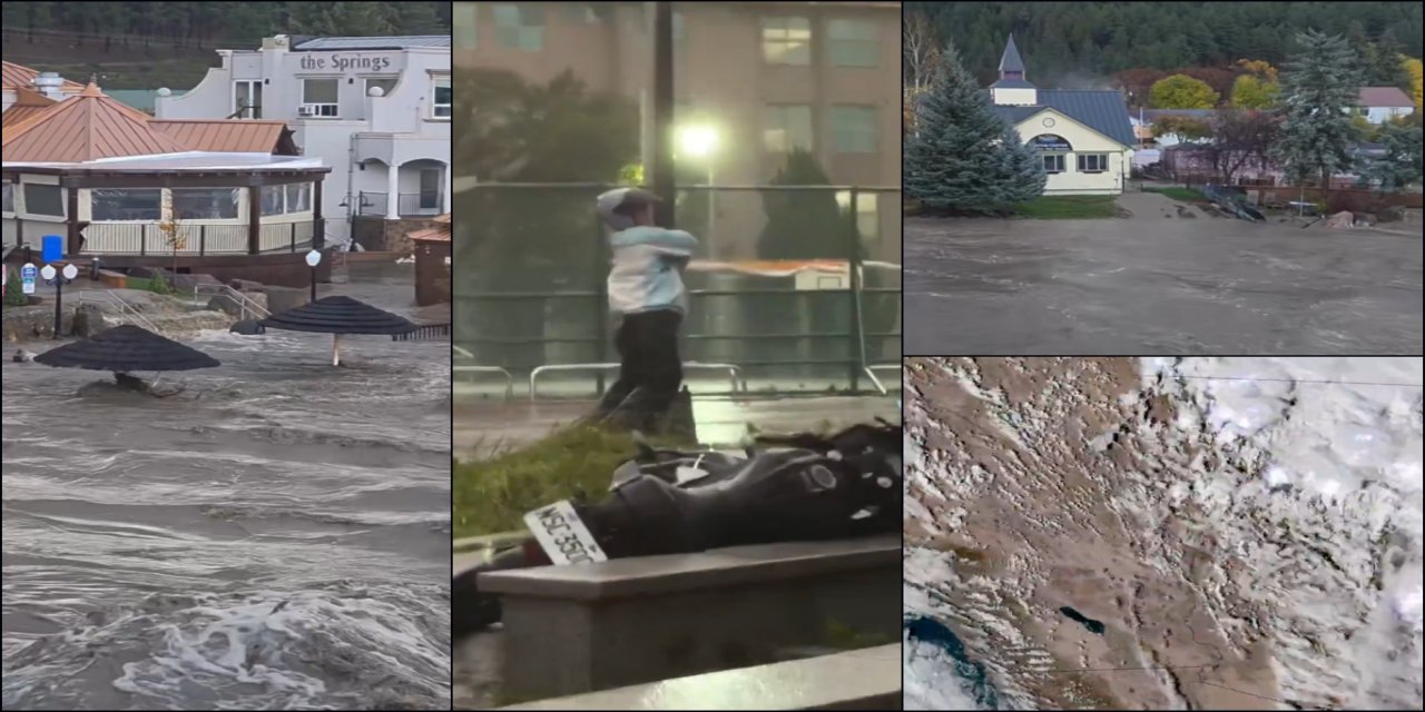 ABD’de şiddetli yağışların yol açtığı selde nehirler taştı, yollar kapandı