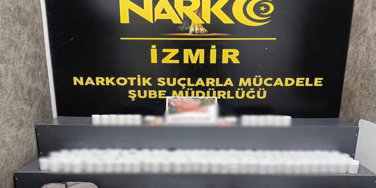 Torbalı’da toprağa gömülü 17 bin 528 sentetik ecza ele geçirildi