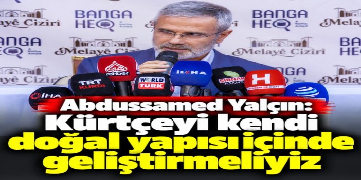 “Kürtçeyi kendi doğal yapısı içinde geliştirmeli ve ileriye taşımalıyız”