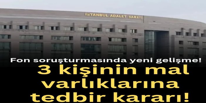 Fon soruşturmasında Pasifik Holding'in üç yöneticisine mal varlığı tedbiri
