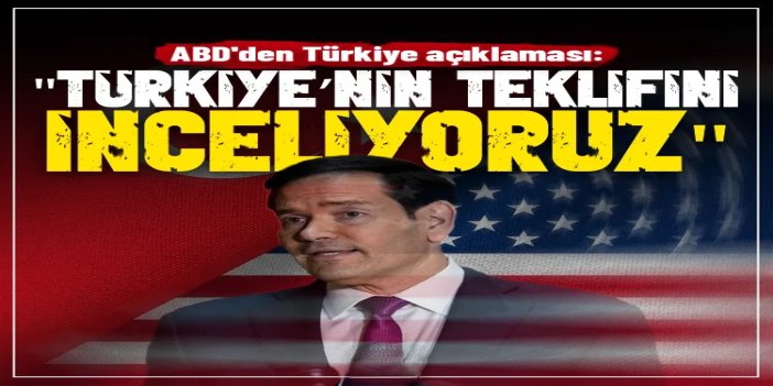 Rubio: Türkiye'nin tahıl koridoru teklifini inceliyoruz