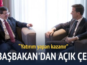 Davutoğlu: En kazançlı ve karlı yer Türkiye'dir