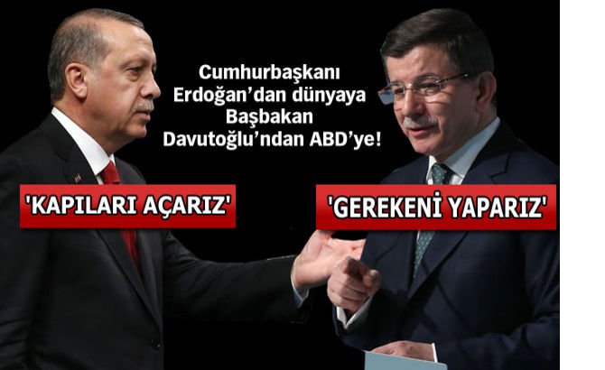 Davutoğlu, PKK ve YPG arasındaki trafik bizi rahatsız ediyor