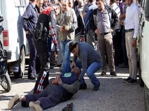 Pazarın ortasında dehşet saçtı