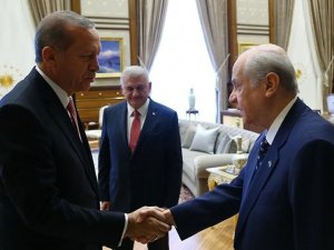 Erdoğan ve Bahçeli, görüşmesi yarın Külliye'de gerçekleşecek