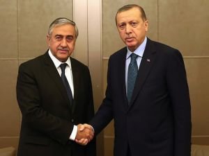 Cumhurbaşkanı Erdoğan, Akıncı ile görüştü