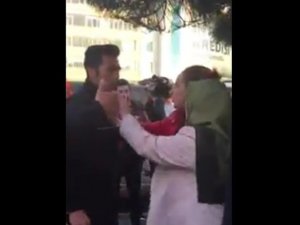 HDP'li Hüda Kaya Polise ‘Çek lan elini' bağırması dikkat çekti