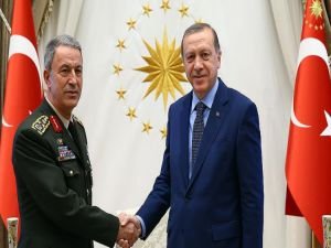 Cumhurbaşkanı Erdoğan Akar'ı kabul etti