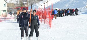 Bitlis’te kış kayak sezonu başladı