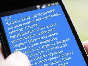 Bu mesaj size geldi mi?