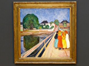 Edvard Munch'un "Köprüdeki Kızlar" tablosuna rekor fiyat