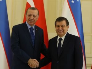 Cumhurbaşkanı Erdoğan, Özbekistan Cumhurbaşkanı Vekili ile görüştü