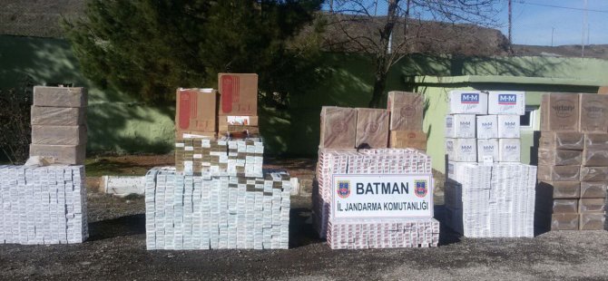 Batman’da 69 bin paket kaçak sigara ele geçirildi