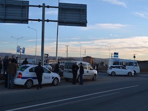 Batman'da maddi hasarlı trafik kazası