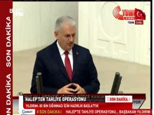 Başbakan Yıldırım TBMM'de konuşuyor