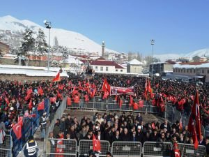 Bitlis’te bombalı terör saldırı protestosu