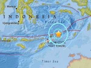 Endonezya'da 7,1 büyüklüğünde deprem