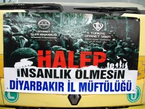 Diyarbakır Müftülüğünden Halep halkına yardım