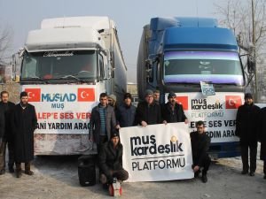 Muş'tan Halep'e yardım!