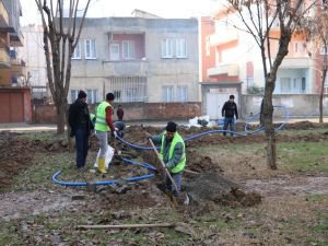 Şafak mahallesi parkında çalışmalar devam ediyor