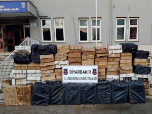 64 bin paket kaçak sigara ele geçirildi