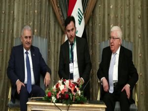 Başbakan Yıldırım, Irak Cumhurbaşkanı Masum ile görüştü