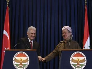 Başbakan Yıldırım ve Barzani'den ortak mesaj