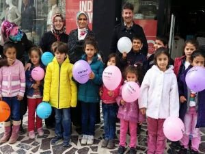 Mardin’de yetimlerin yüzü güldü