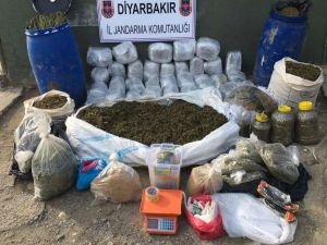 Lice'de 300 kilo uyuşturucu ele geçirildi