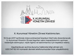 Kurumsal Yönetim Zirvesi yapılacak!