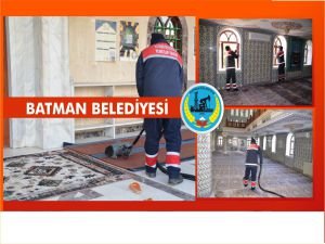 Batman’da camiler temizleniyor