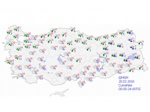 Türkiye genelinde hava tahminleri