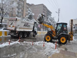 Batman'da kar temizleme çalışmaları