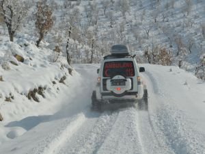 Paletli ambulans hastaneye yetiştirdi