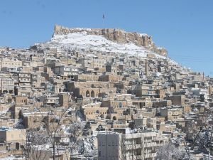 Kar yağışı tarihi kente ayrı bir güzellik kattı