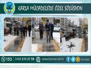 Kar ile mücadelede özel sölüsyon